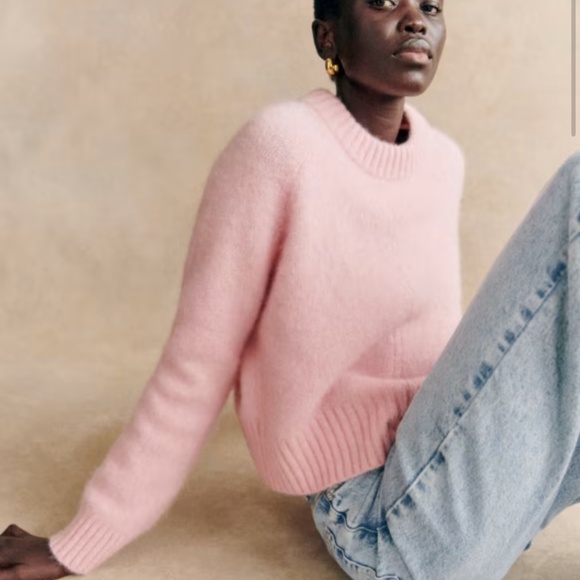 Sezane Sama Jumper Light Pink - Size S - Picture 2 of 5